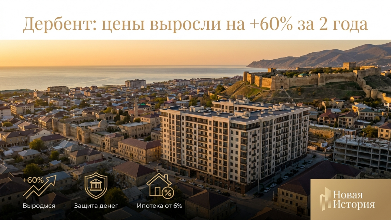 Цена квартиры в Дербенте в 2026: от чего зависит и как не переплатить