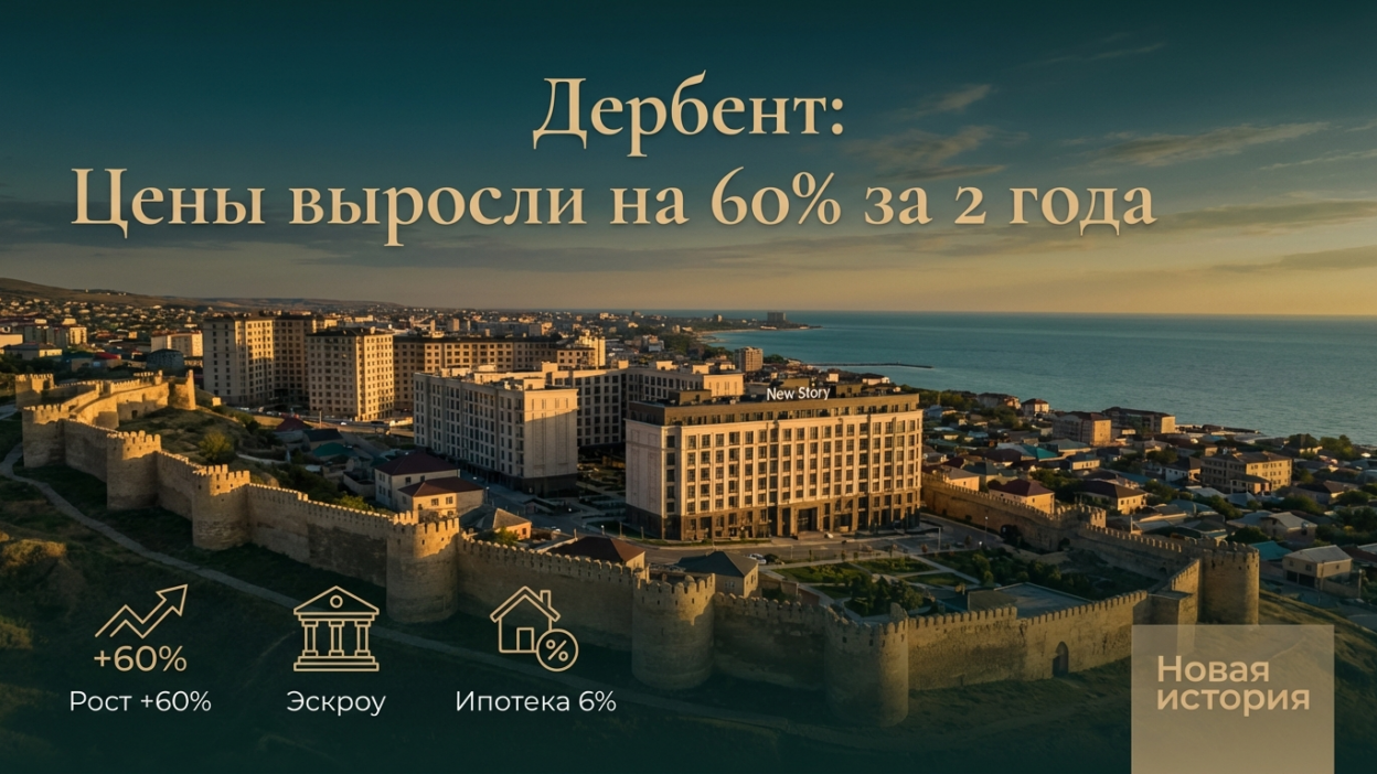 Купить 1-комнатную квартиру в Дербенте: цены и варианты от застройщиков