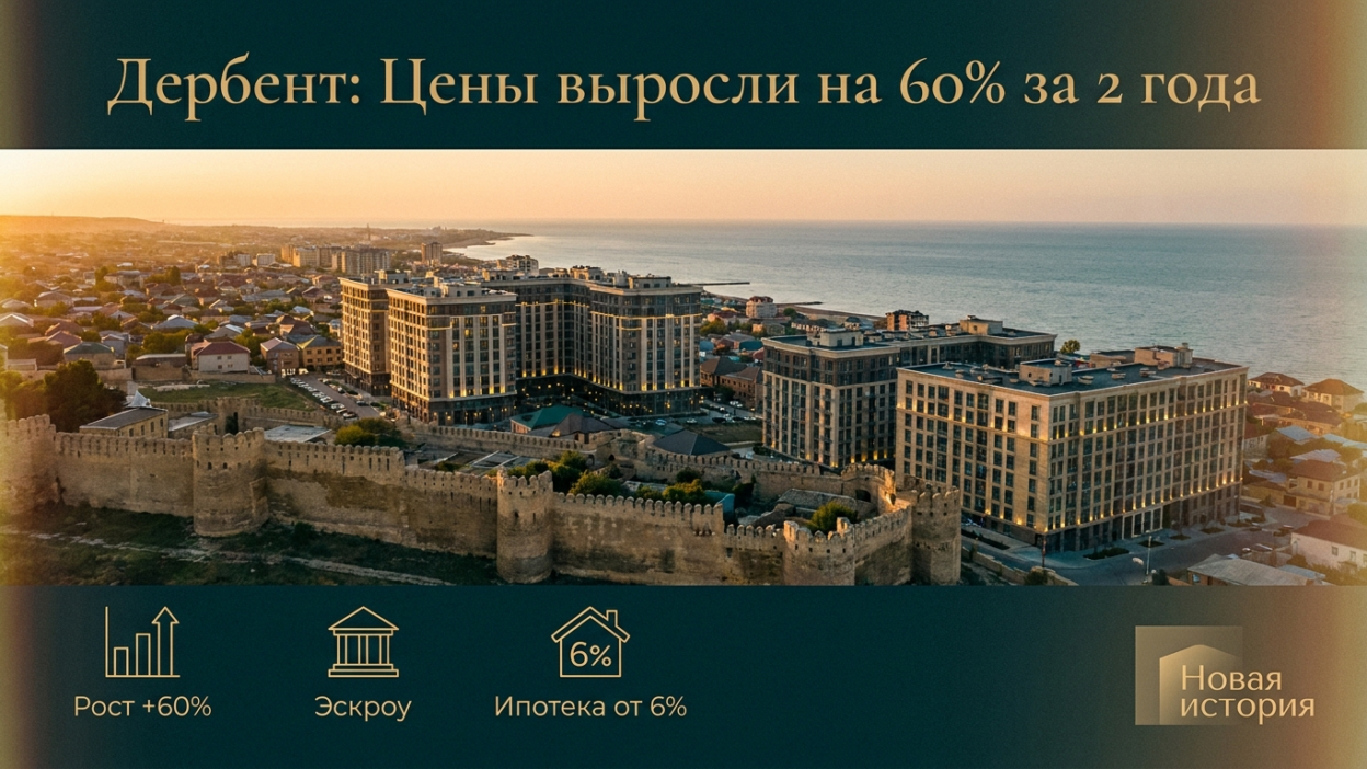 Купить квартиру в Дербенте в 2026: цены, новостройки, условия