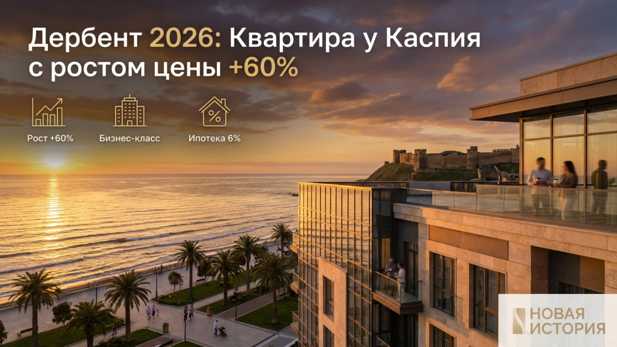 Купить 2-комнатную квартиру в Дербенте: что предлагает рынок в 2026