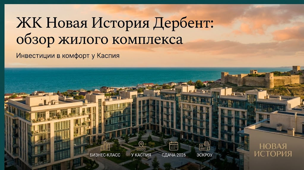 ЖК Новая История Дербент: обзор жилого комплекса
