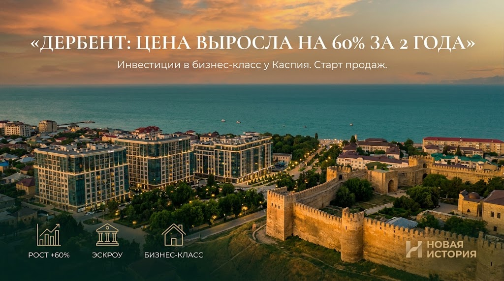 Рынок недвижимости Дербента в 2026: цены, динамика, прогноз